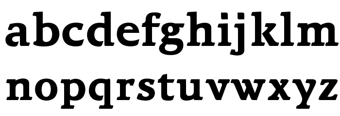 OPTIBari-Bold Font LOWERCASE