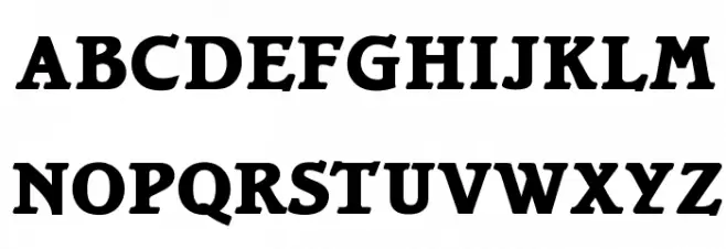 OPTIBari-ExtraBold フォント 大文字