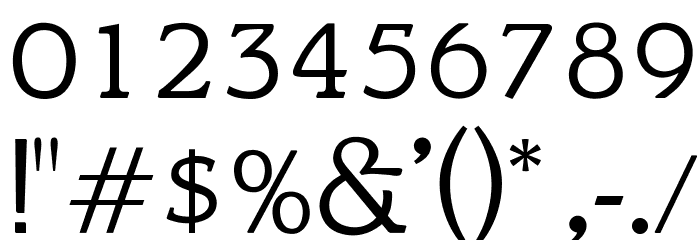 OPTIBari-Light Font OTHER CHARS