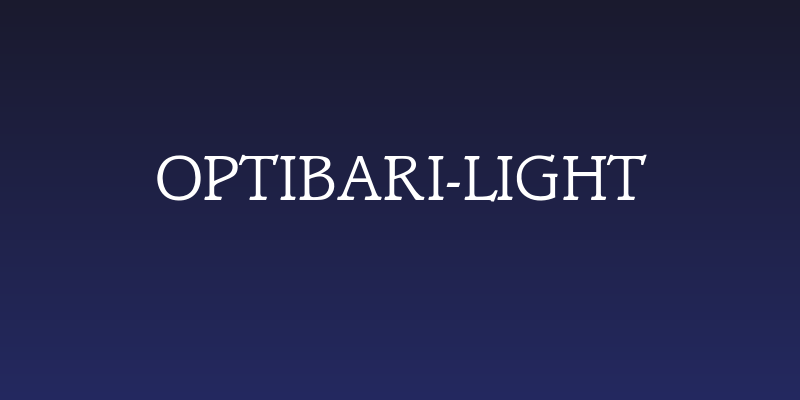 OPTIBari-Light Social Header