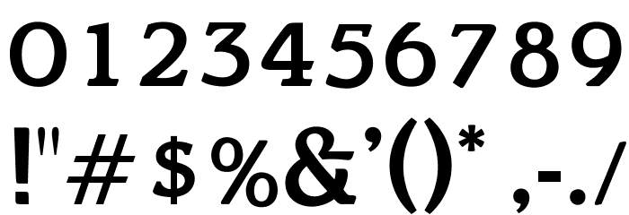 OPTIBari-Medium Font OTHER CHARS