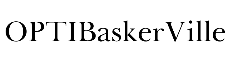 OPTIBaskerVille Font