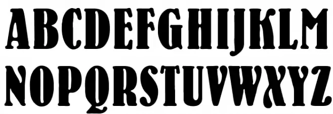 OPTIBauerBernhardSchmalfet خط أحرف كبيرة