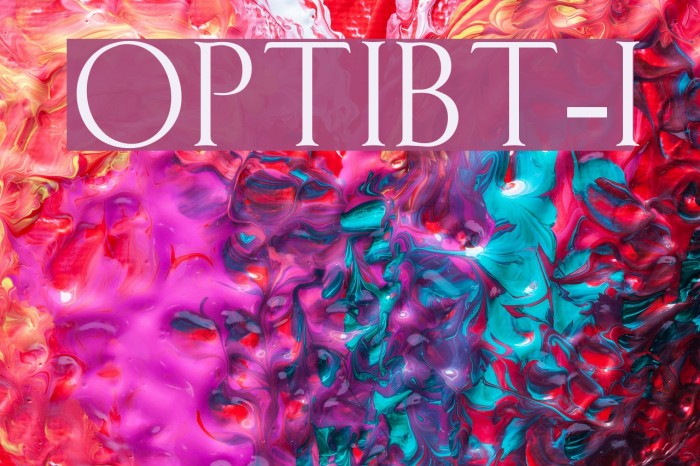 OPTIBauerText-Initials Font examples