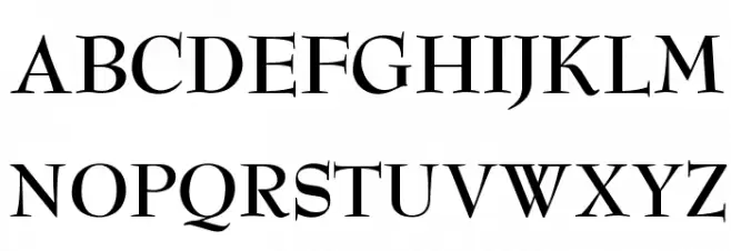 OPTIBenjieModern-Bold Fonte MAIÚSCULAS