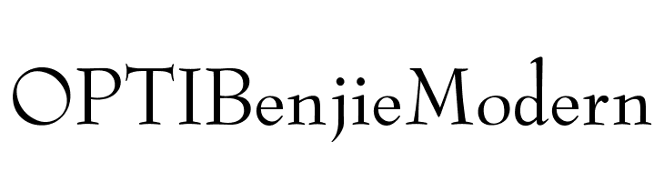 OPTIBenjieModern Font