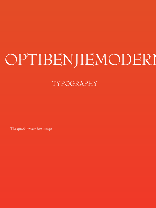 OPTIBenjieModern Poster