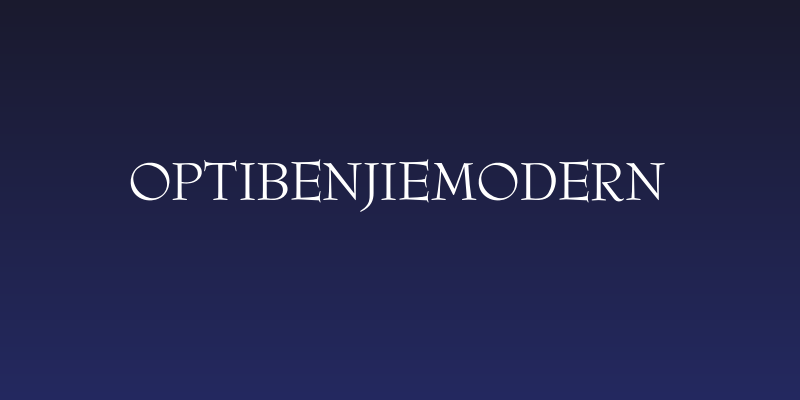 OPTIBenjieModern Social Header