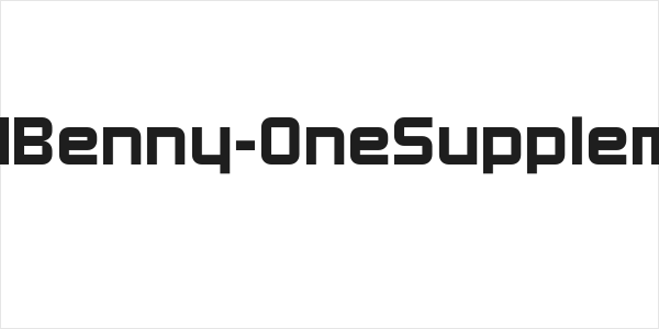 OPTIBenny-OneSupplement Logo