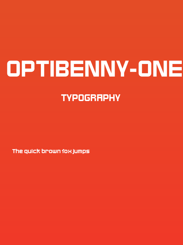 OPTIBenny-OneSupplement Poster