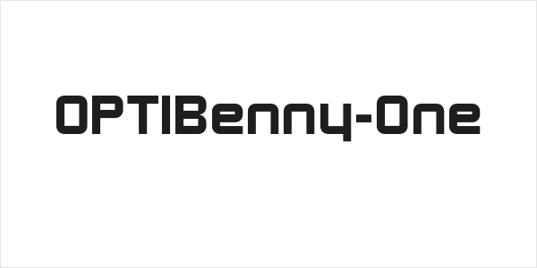 OPTIBenny-One Logo