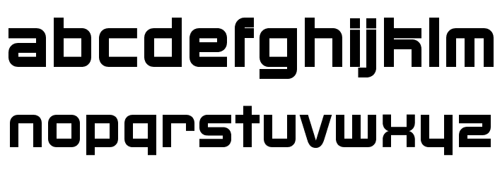 OPTIBenny-One Font LOWERCASE