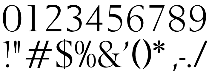 OPTIBerling-Agency Font OTHER CHARS