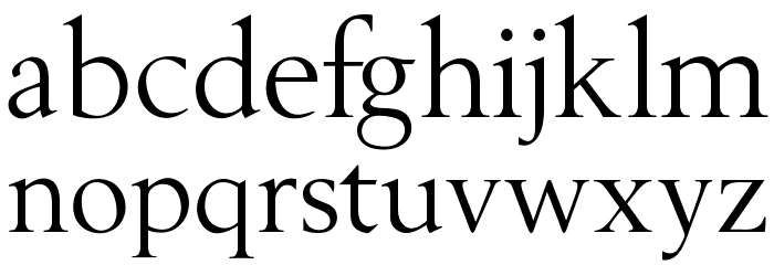 OPTIBerling-Agency Font LOWERCASE