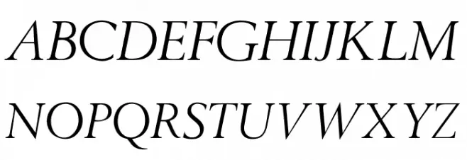 OPTIBerling-ItalicAgency Шрифта ВЕРХНИЙ
