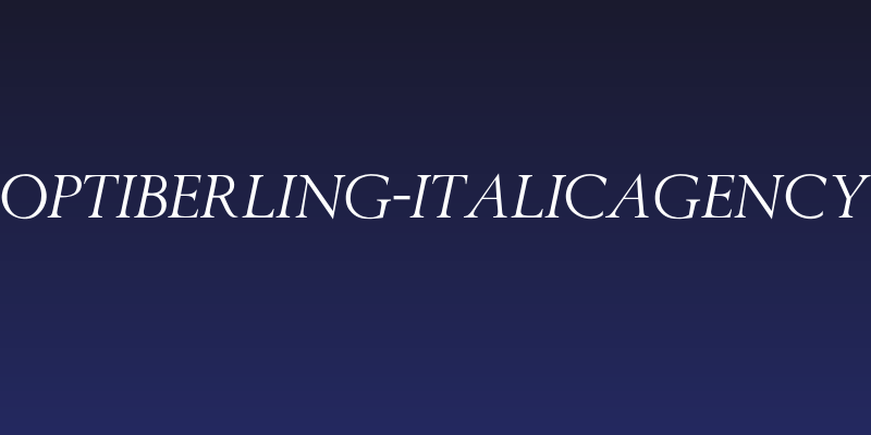 OPTIBerling-ItalicAgency Social Header