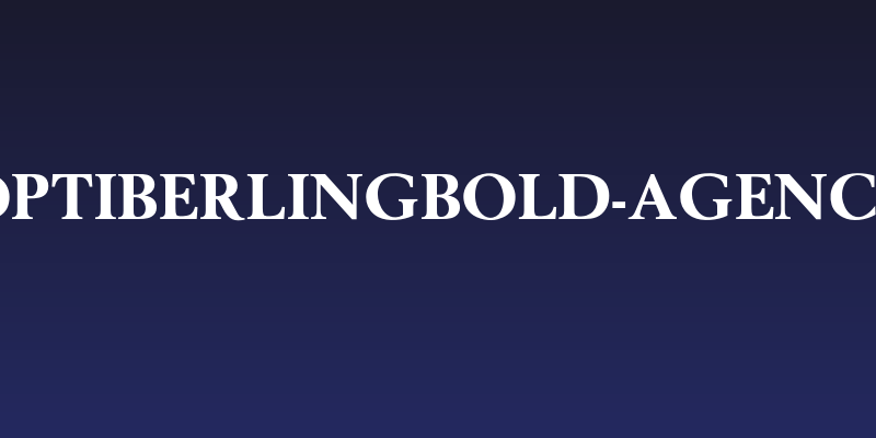 OPTIBerlingBold-Agency Social Header