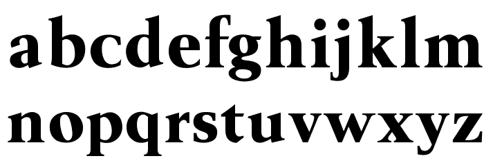 OPTIBerlingBold-Agency Font LOWERCASE