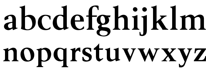 OPTIBerlingSemiBoldAgency Font LOWERCASE