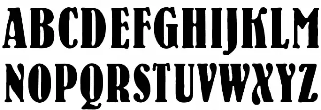 OPTIBernHard-BoldCondensed 字体 大写