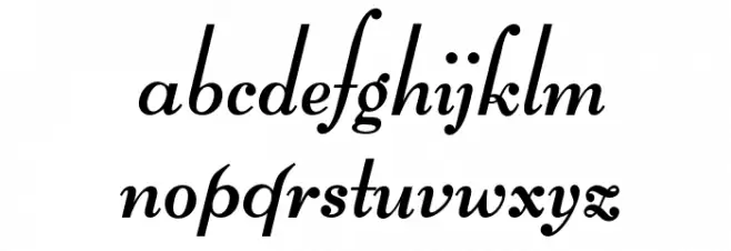 OPTIBernhard-BoldCursive Fuentes MINÚSCULAS