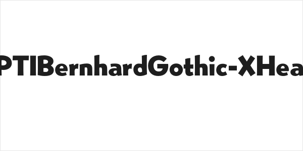 OPTIBernhardGothic-XHeavy Logo