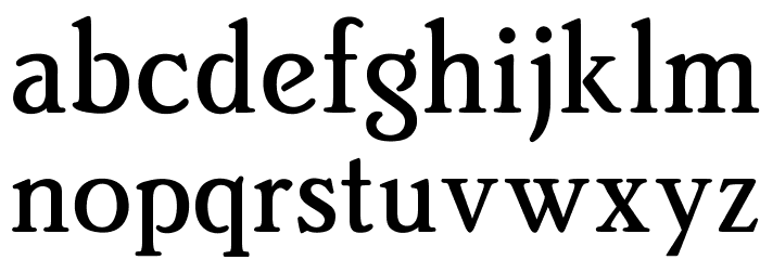 OPTIBeth-MediumAgency Font LOWERCASE
