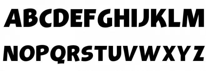 OPTIBevis-Bold フォント 大文字