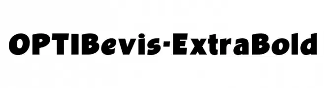 OPTIBevis-ExtraBold  font caratteri gratis
