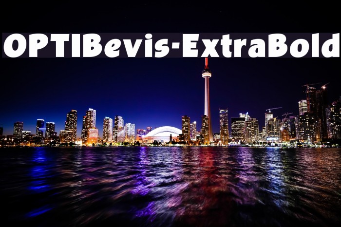OPTIBevis-ExtraBold Font examples