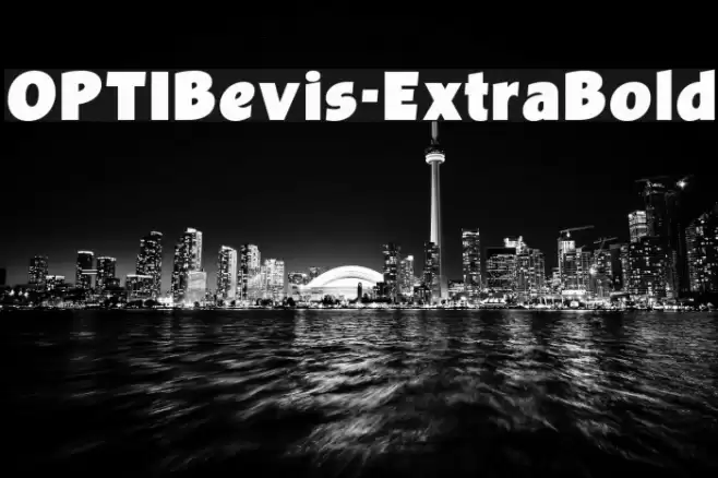 OPTIBevis-ExtraBold フォント examples