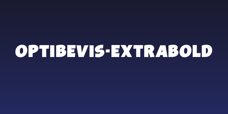 OPTIBevis-ExtraBold Social Header