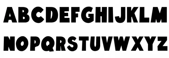 OPTIBlast Font Litere mari