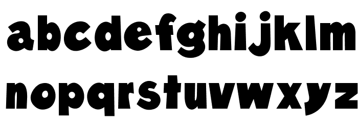 OPTIBlast Font LOWERCASE