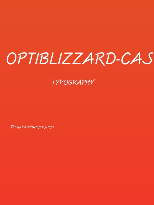 OPTIBlizzard-Casual Poster