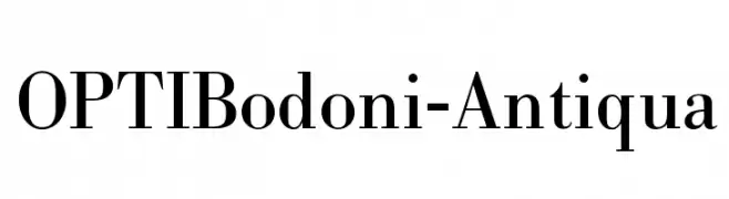 OPTIBodoni-Antiqua Font