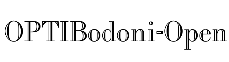 OPTIBodoni-Open Font