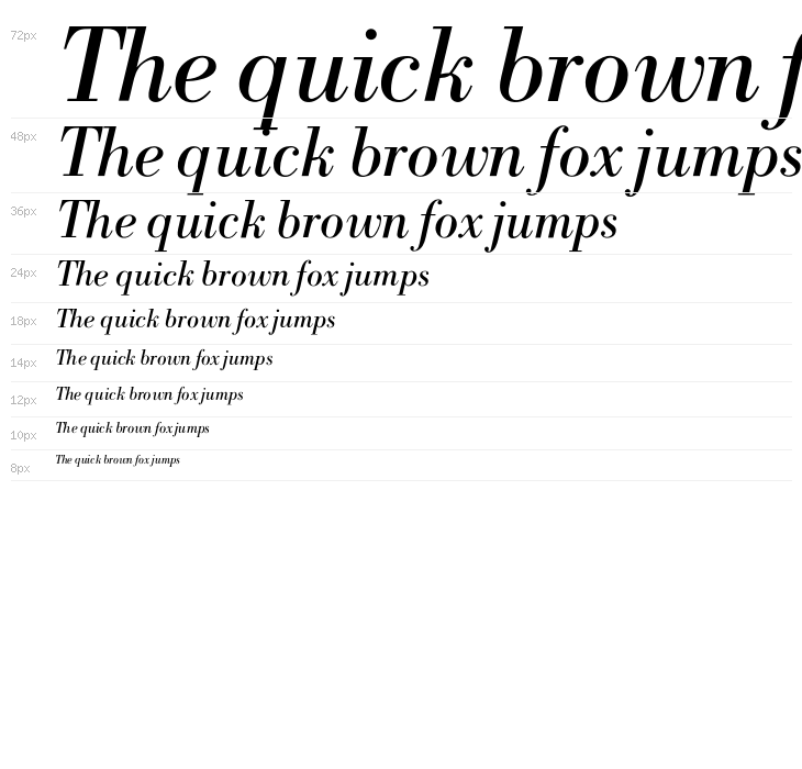 OPTIBodoniAntiqua-Italic Waterfall