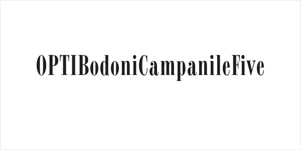 OPTIBodoniCampanileFive Logo