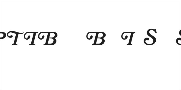 OPTIBookmanBoldItaSwashSup Logo