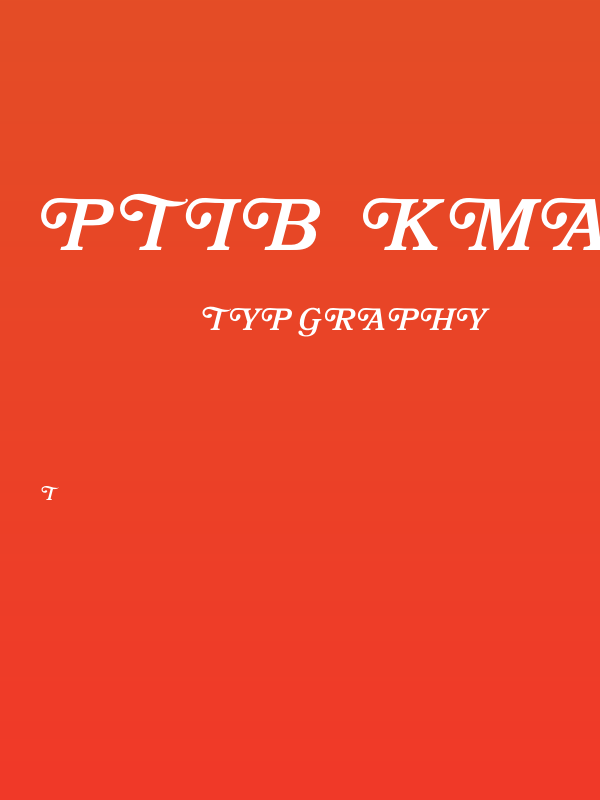 OPTIBookmanBoldItaSwashSup Poster