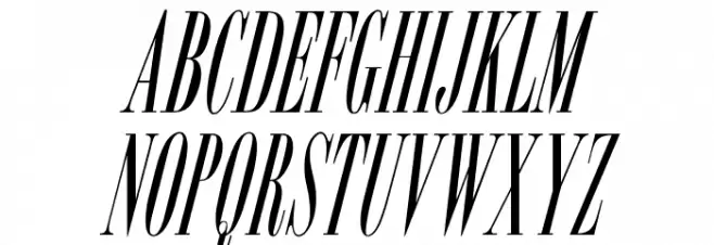 OPTIBorDen-Italic Fuentes MAYÚSCULAS