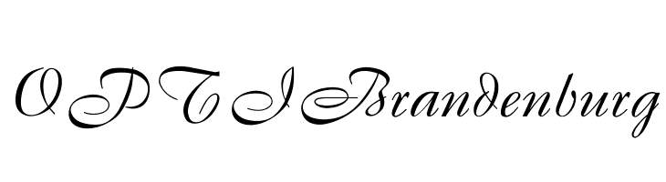 OPTIBrandenburg Font