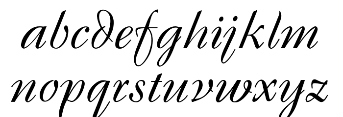OPTIBrandenburg Font LOWERCASE