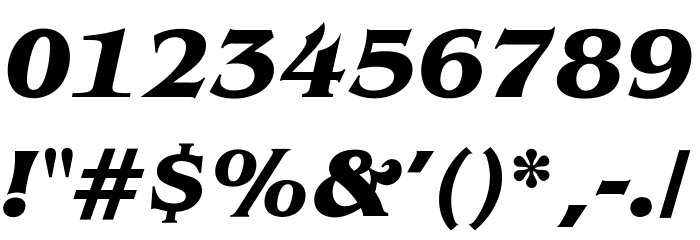 OPTIBrianJamesBold-Italic Polices AUTRES CHARS