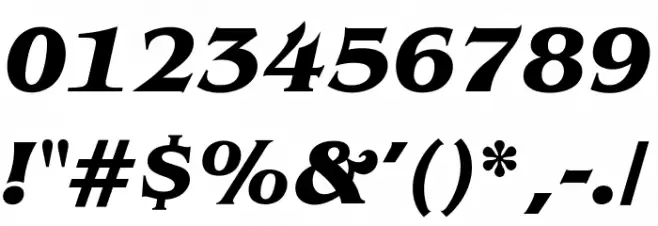 OPTIBrianJamesBold-Italic Polices AUTRES CHARS
