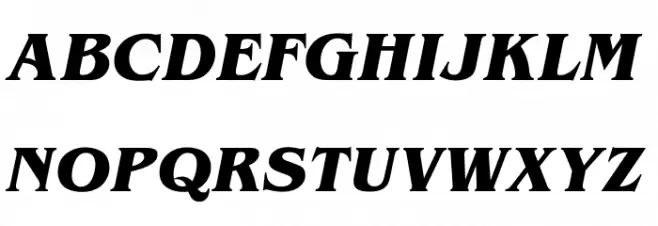 OPTIBrianJamesBold-Italic フォント 大文字