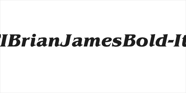 OPTIBrianJamesBold-Italic Logo