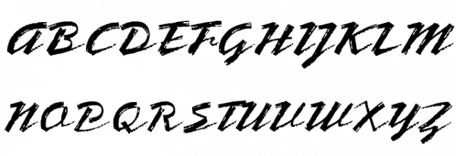 OPTIBrinX-Script Fonte MAIÚSCULAS