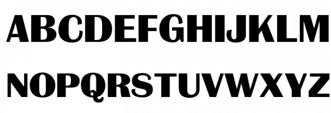 OPTIBritannic-Bold 字体 大写
